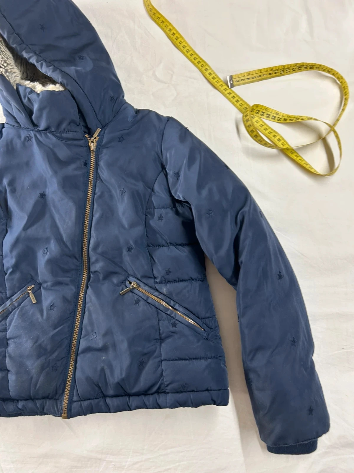 Navy blue Okaïdi puffer jacket size 10 years – photo 3